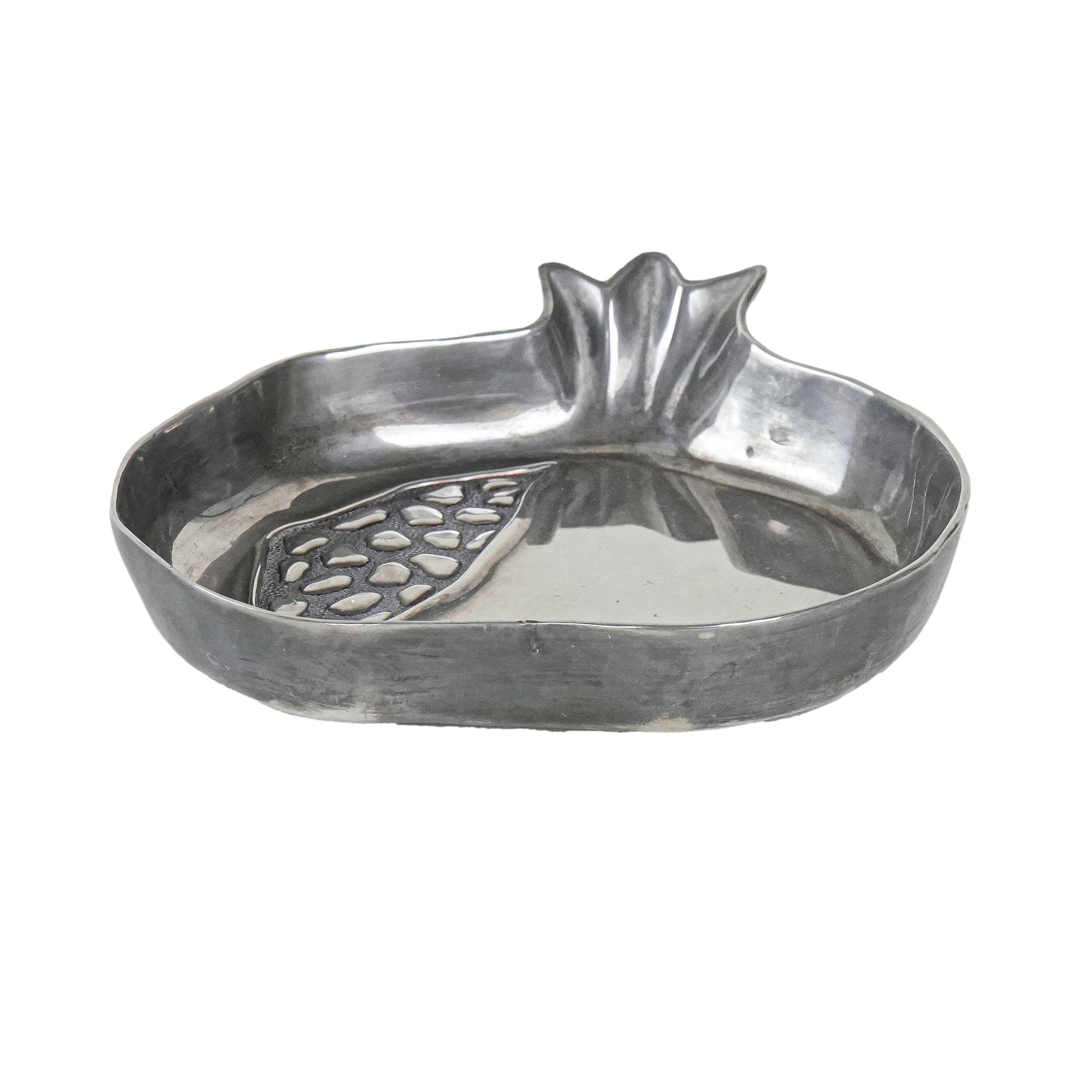 Metal platter, Italian design, 1960s, manufactured by Silea