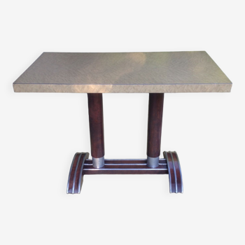 Art deco bistro table by w. baumann colombier fontaine