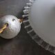 Dented opaline hanging lamp