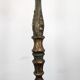 Lampadaire torchère en bois sculpté et doré