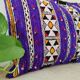 Moroccan kilim cushion purple 55x45cm