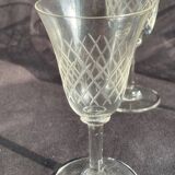 Set of 37 crystal glasses from the 50s