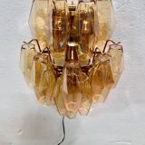 Applique de pare-chocs en verre de Murano, années '70, set de 2
