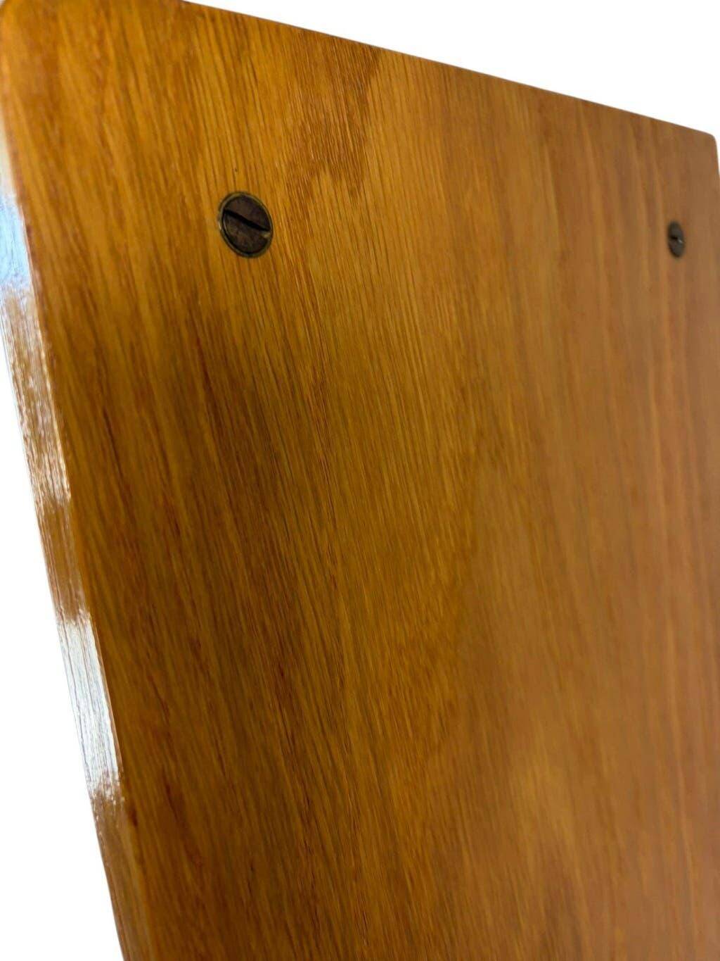 Étagère/vitrine/meuble de collection vintage en bois peu profond