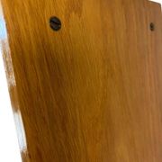 Étagère/vitrine/meuble de collection vintage en bois peu profond