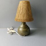 Ceramic lamp by Helga Ostergaard, Danmark, 1960s