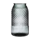 Vase en verre gris à relief 28cm