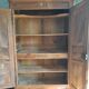 Beautiful wardrobe in walnut and olive wood.