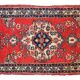 Vintage Persian Lilihan done hand 59cm x 93cm carpet 1970 s, 1C617