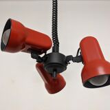 Chandelier with 3 spots of the 70s /80s of vrieland design