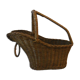 Old wicker bottle holder