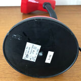 Vintage desk lamp in red metal
