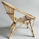 1960s rattan lounge, armchairs and table