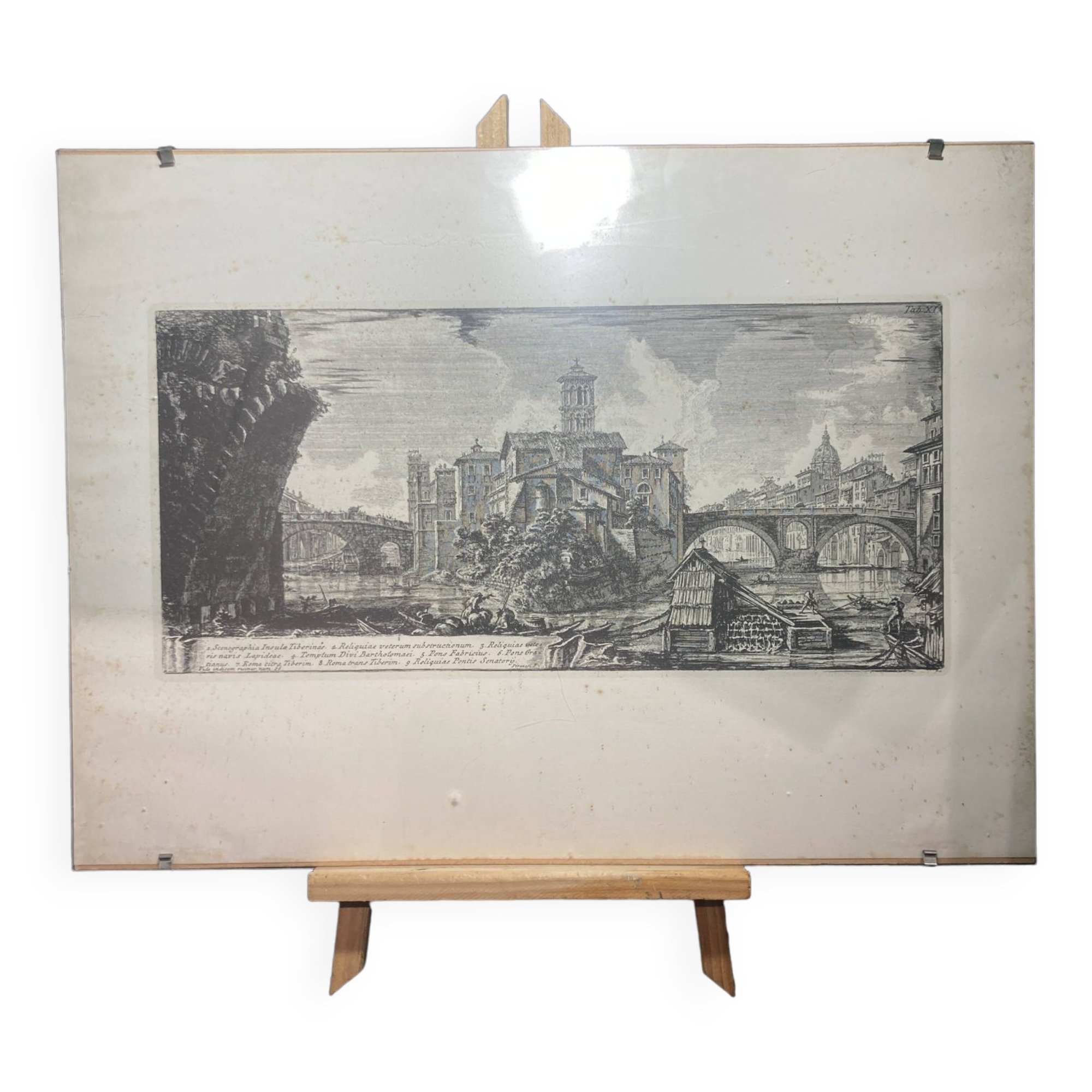 Engraving signed Piranesi F. State