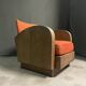 1920's art deco lounge chair