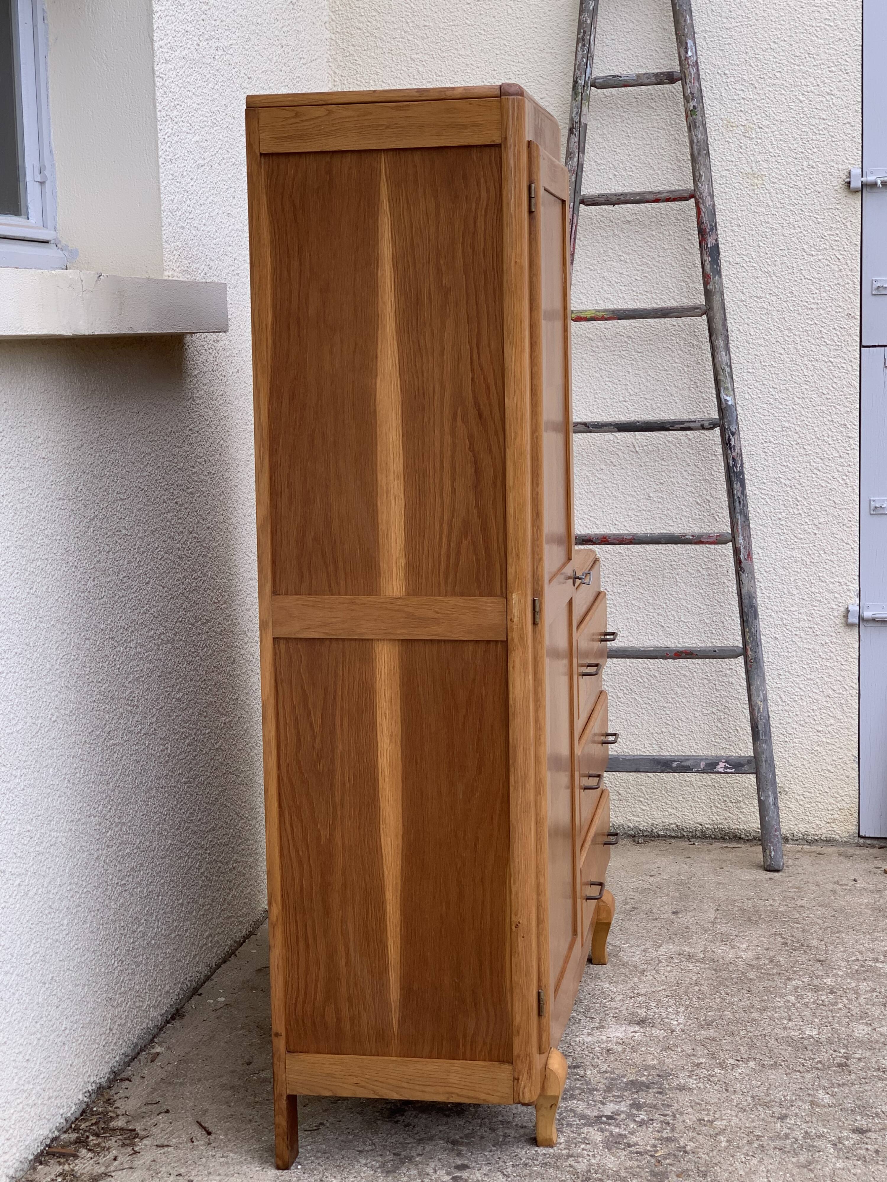 Asymmetrical vintage wardrobe 1950