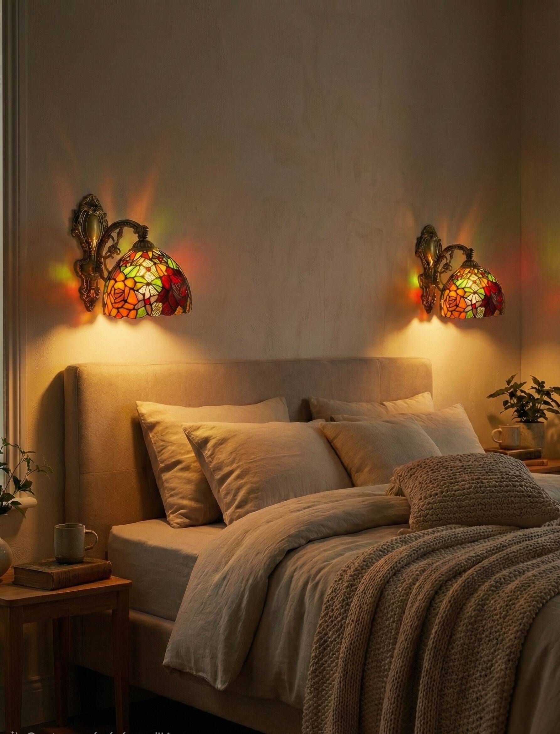 Tiffany style wall lamp