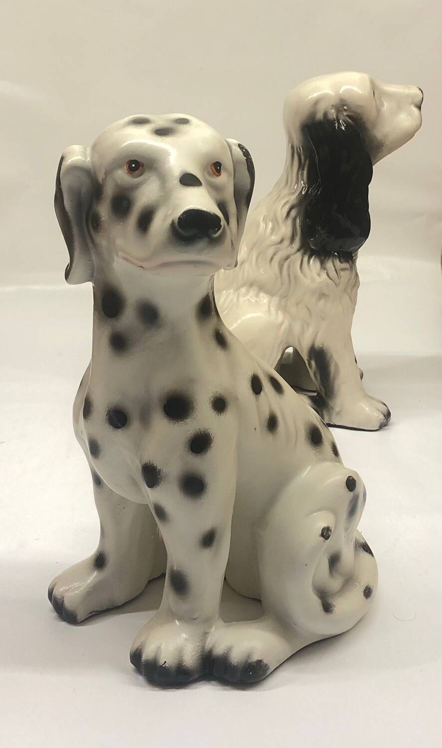 Pair of ceramic dogs