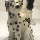 Pair of ceramic dogs