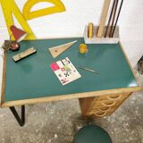 Vintage school teacher's desk