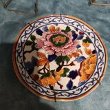 Pair of hand-painted Gien earthenware plates