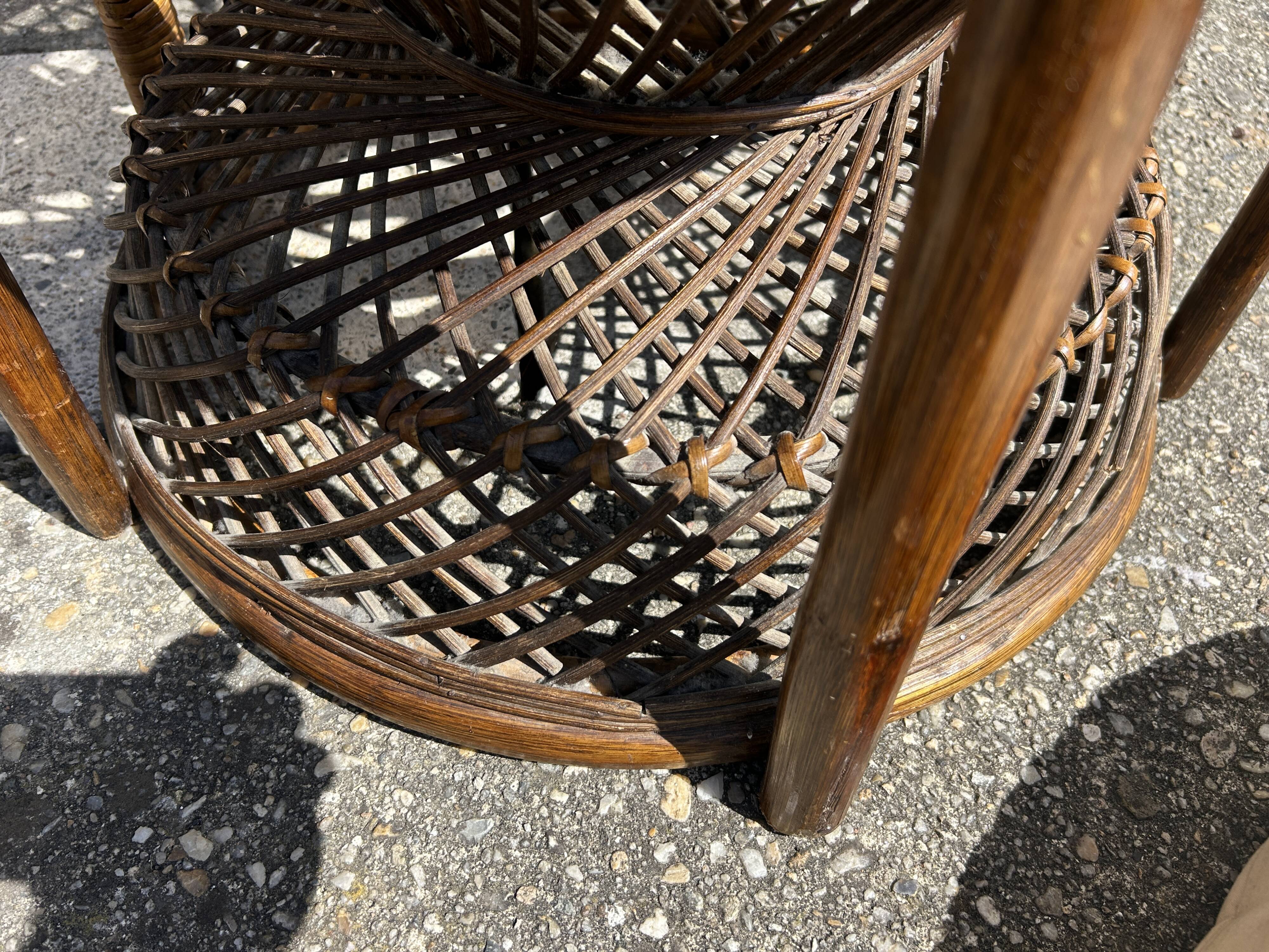 Emmanuelle armchair in rattan