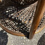 Emmanuelle armchair in rattan