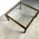 Vintage steel coffee table, 1980s