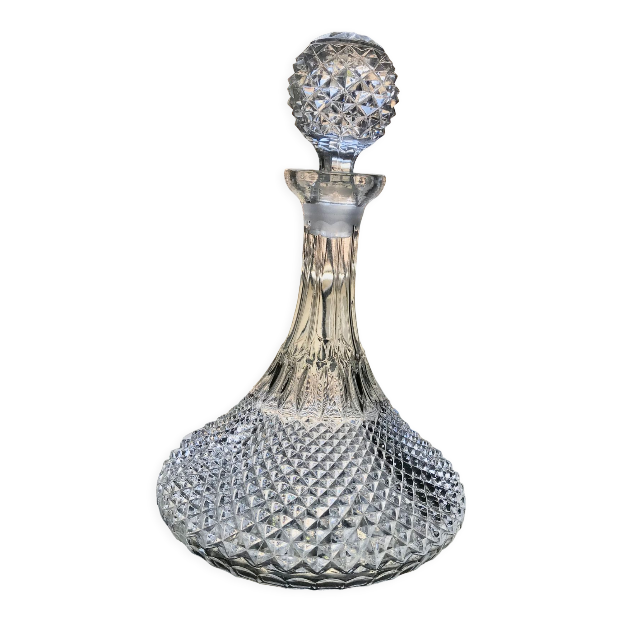 Premium quality boat decanter, 19th century