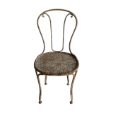 19th wrought iron garden chair