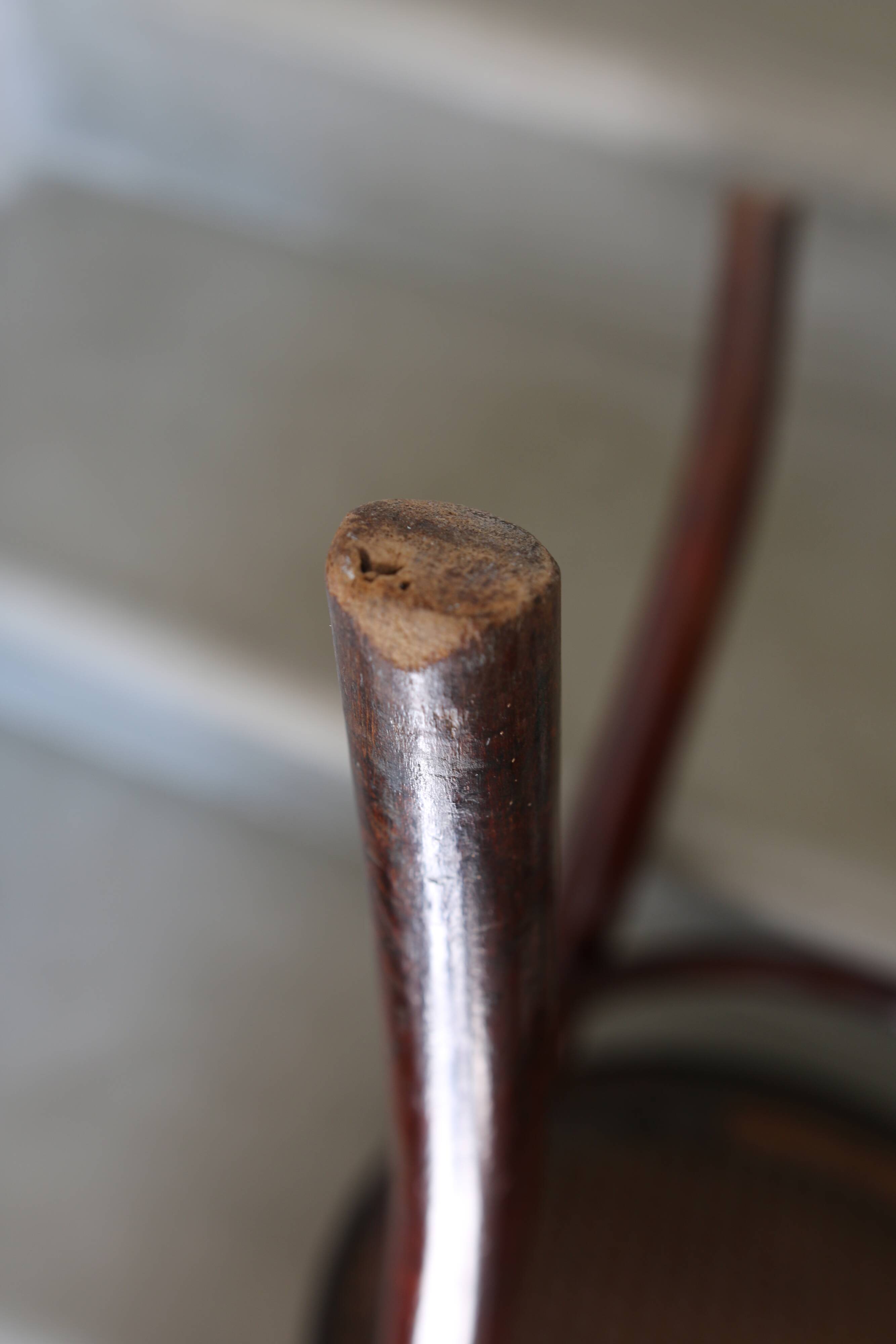 3 chaises bistrot bois courbé, Fischel, fin XIXe - début XXe.