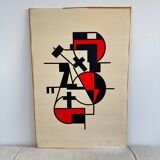 Erich Buchholz Composition Screenprint