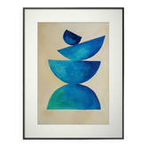 Peinture géométrique minimaliste