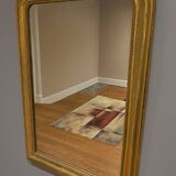 Louis Philippe period mirror in gilded wood