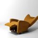 Fauteuil vintage à oreilles inclinable, années 1960