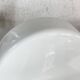 Large wall lamp with white opaline glass, vintage ceiling light, 26 cm.