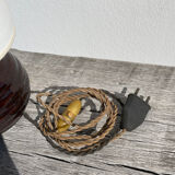 Lampe à poser en céramique émaillée 1960