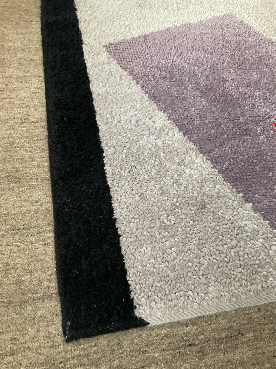 Vintage 80s wool rug 150x100