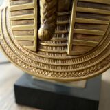 Pharaoh lamp 7 brass marble at Maison Jansen & Deknudt lighting