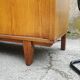 Scandinavian wardrobe 1960 with sliding doors - 160x185