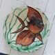 Plat Puigdemont Poisson 35 cm vintage
