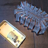 Rectangular two-tone glass ceiling lamp 60/70