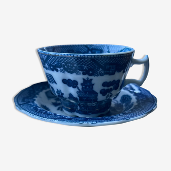 Tasse à thé et soucoupe Blue Willow