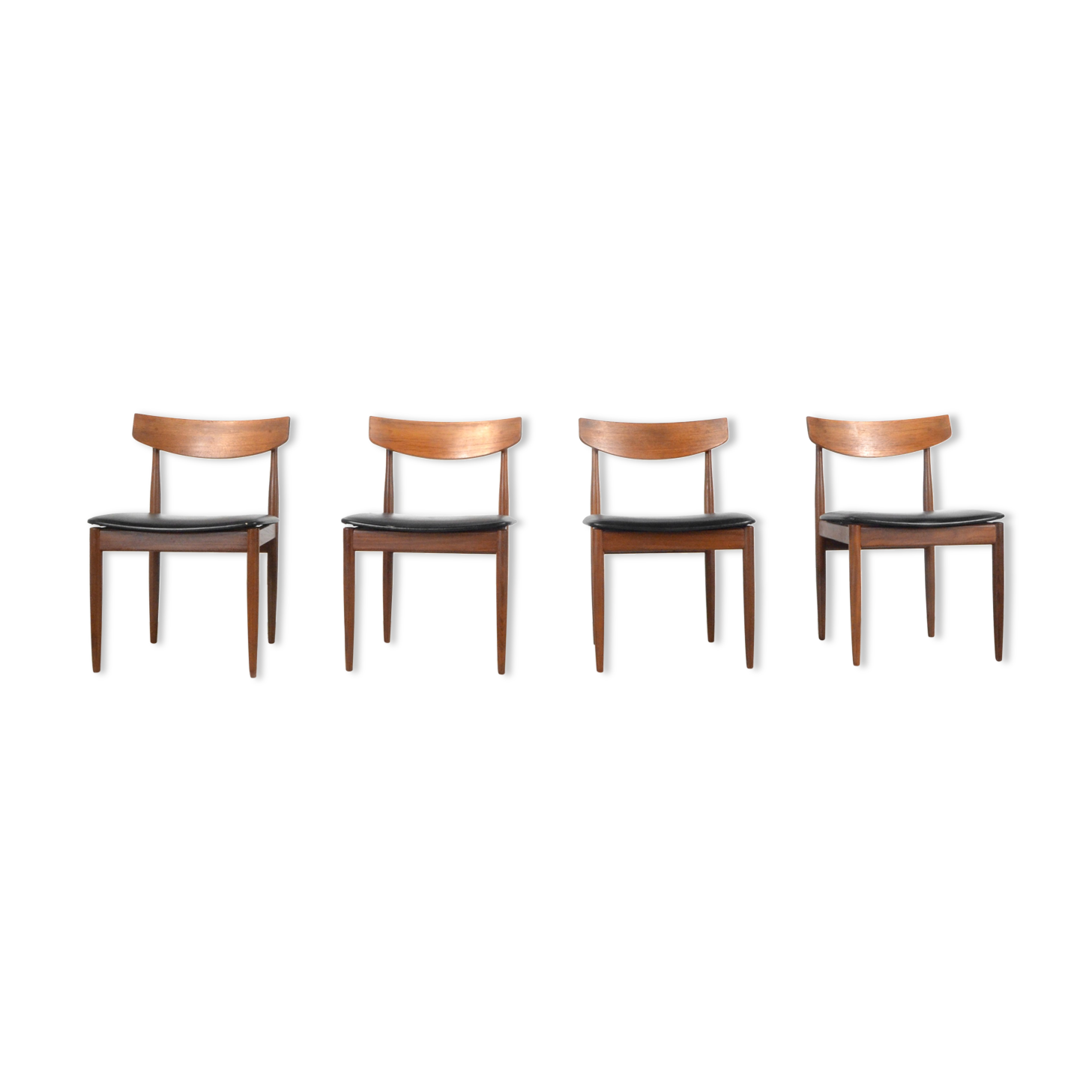 Ensemble de 4 chaises vintage par Kofod Larsen pour G Plan