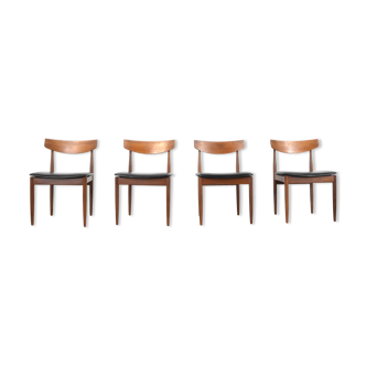 Set of 4 chairs by kofod larsen for g plan