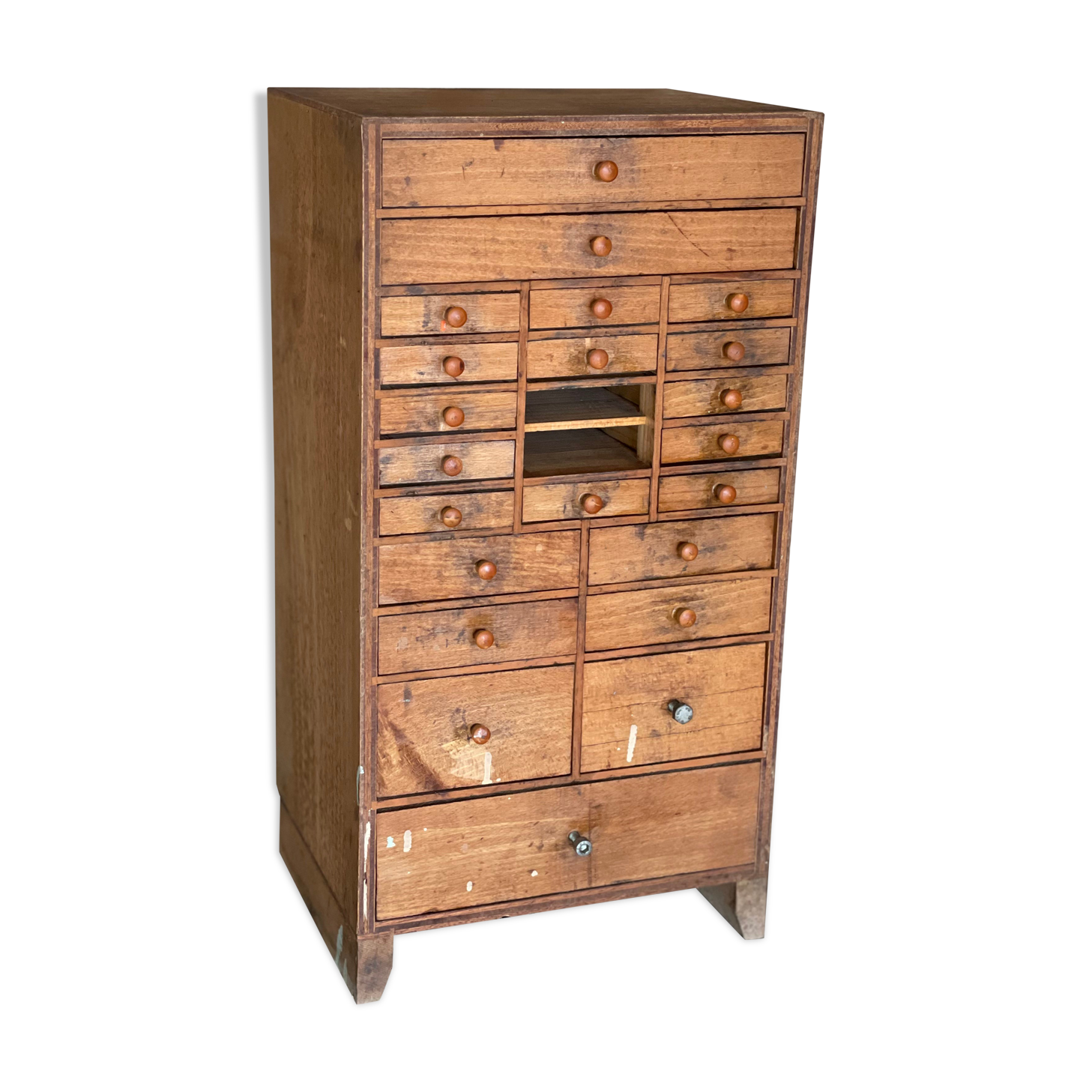 Former craft furniture with watchmaker's layette drawers