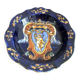 Cendrier Vide Poche Faïence Gien Modèle Renaissance Ange Angelot Putti Bleu