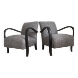 Pair of Art Deco armchairs