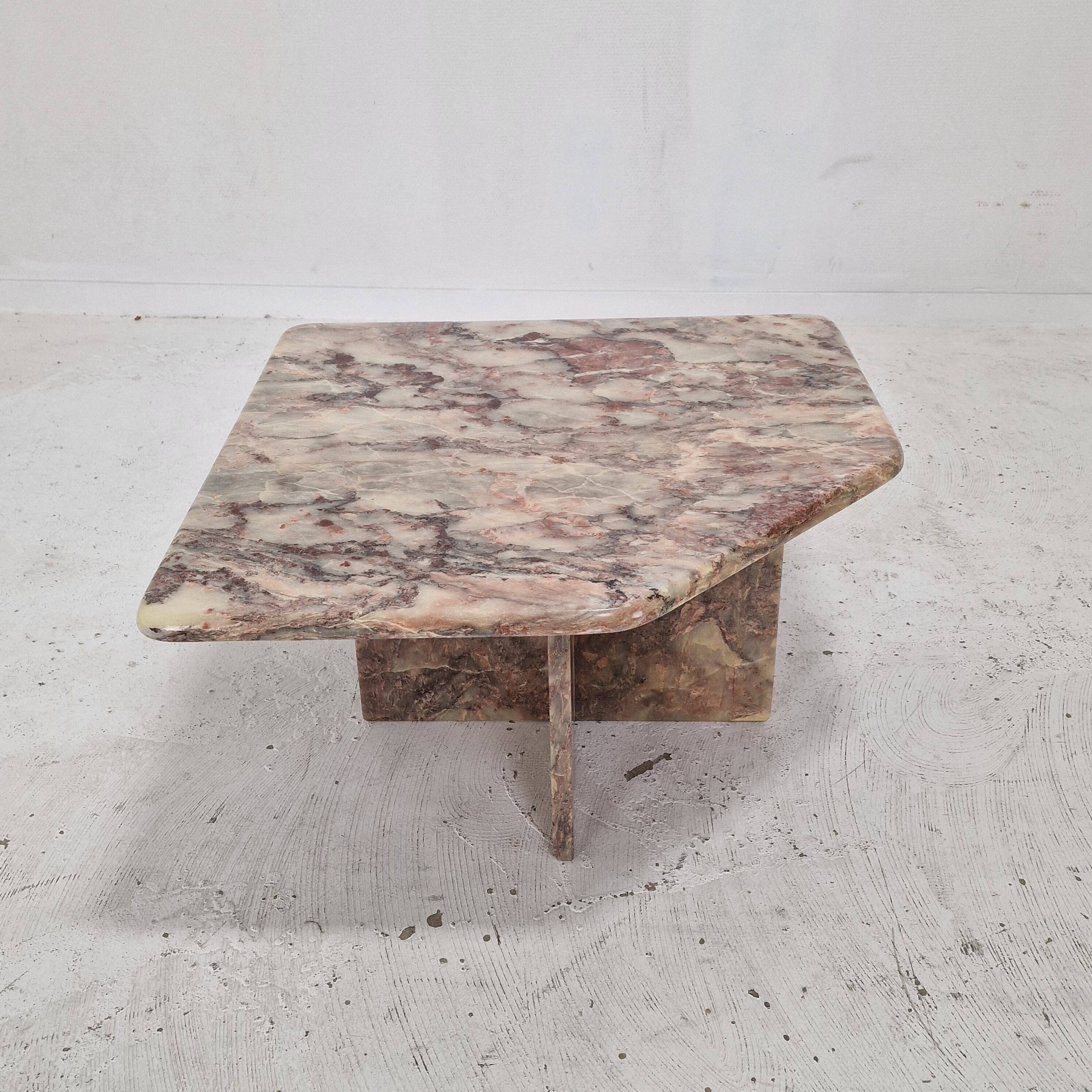 Italian Marble Coffee or Side Table, 1970s