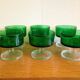9 verres sur pied